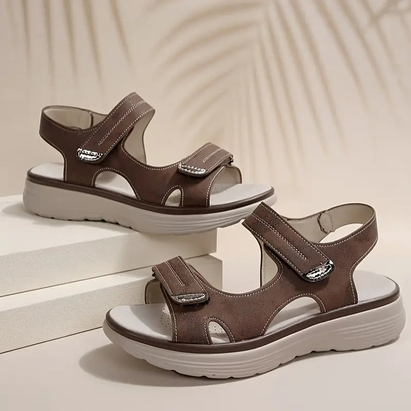 Florenzzi – Sandalias Cómodas para Mujer con Cierre de Velcro ActiveStep™