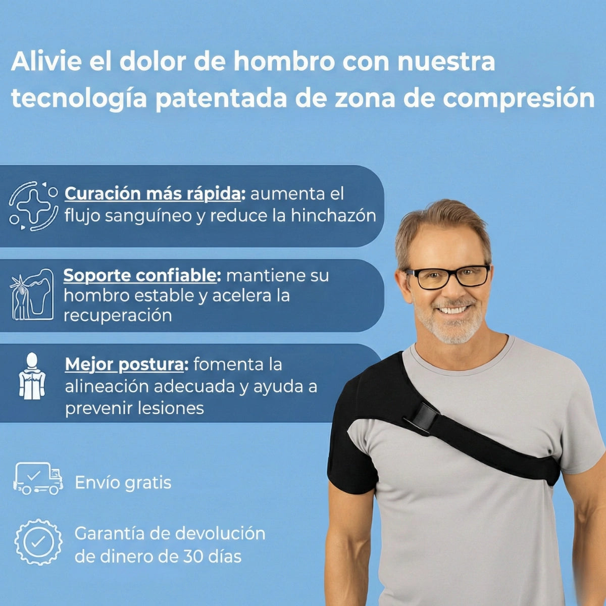 ErgoShoulder™ – Hombrera Ergonómica de Soporte y Protección
