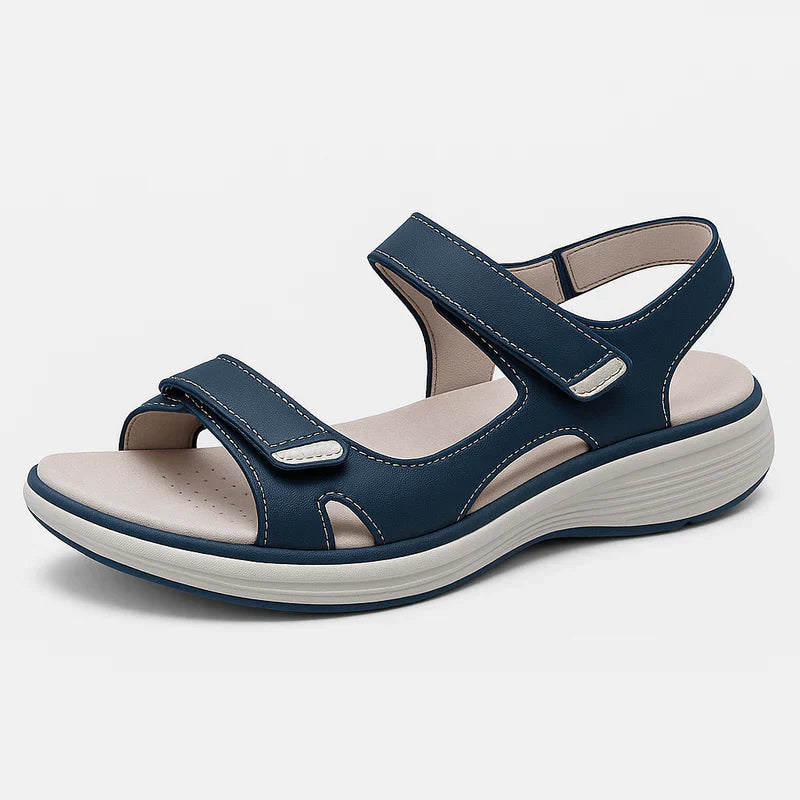 Florenzzi – Sandalias Cómodas para Mujer con Cierre de Velcro ActiveStep™