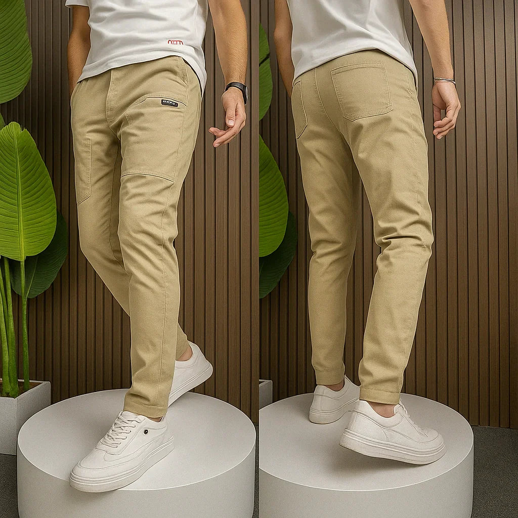 Florenzzi | Pantalón cargo multifuncional para hombre - CargoFlex Pro™