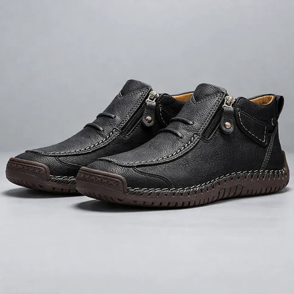 Florenzzi | Zapatos ergonómicos con cremallera – AlignWalk™