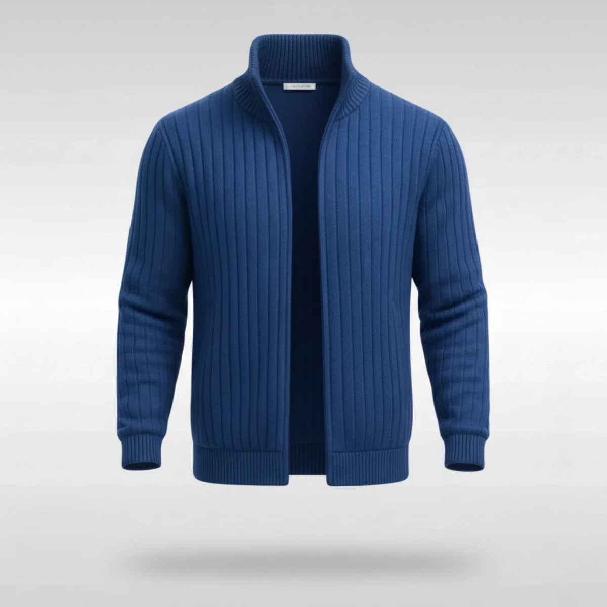 Florenzzi | Chaqueta clásica elegante con cremallera – RibbedWarm™