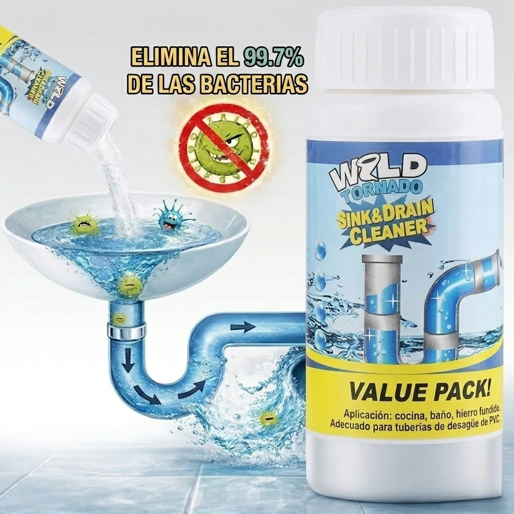 Florenzzi | Desatascador de Espuma Activa – WildTornado™ Pro