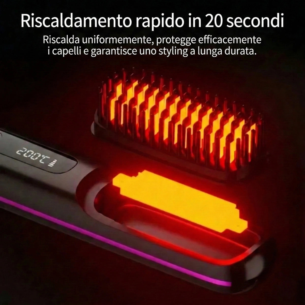 Florenzzi | Cepillo de peinado para cabello corto – VolumeLift™