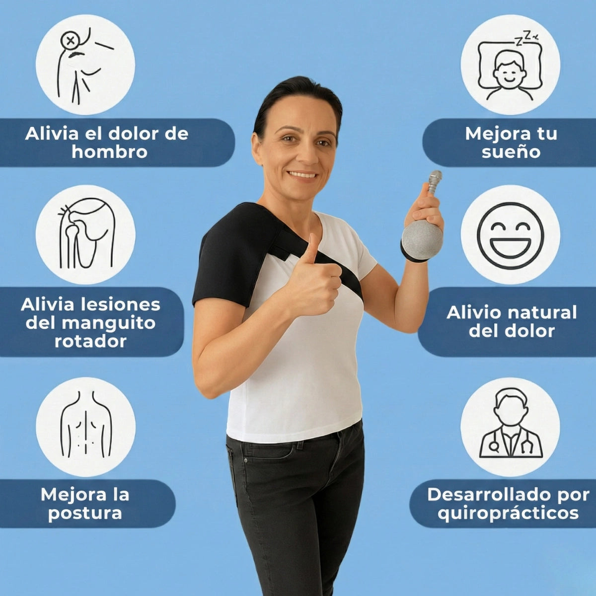 ErgoShoulder™ – Hombrera Ergonómica de Soporte y Protección