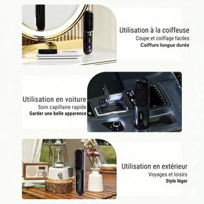 Florenzzi | Cepillo de peinado para cabello corto – VolumeLift™