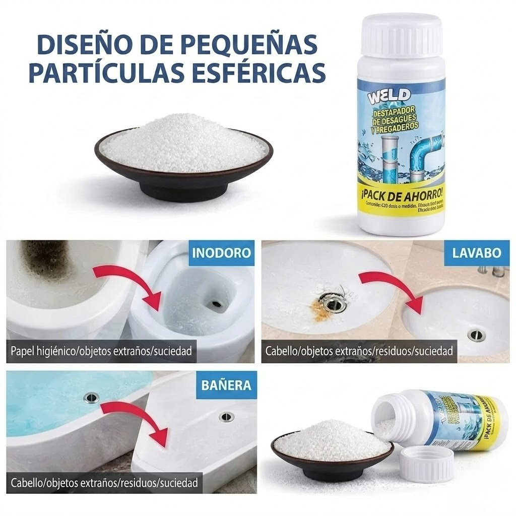 Florenzzi | Desatascador de Espuma Activa – WildTornado™ Pro