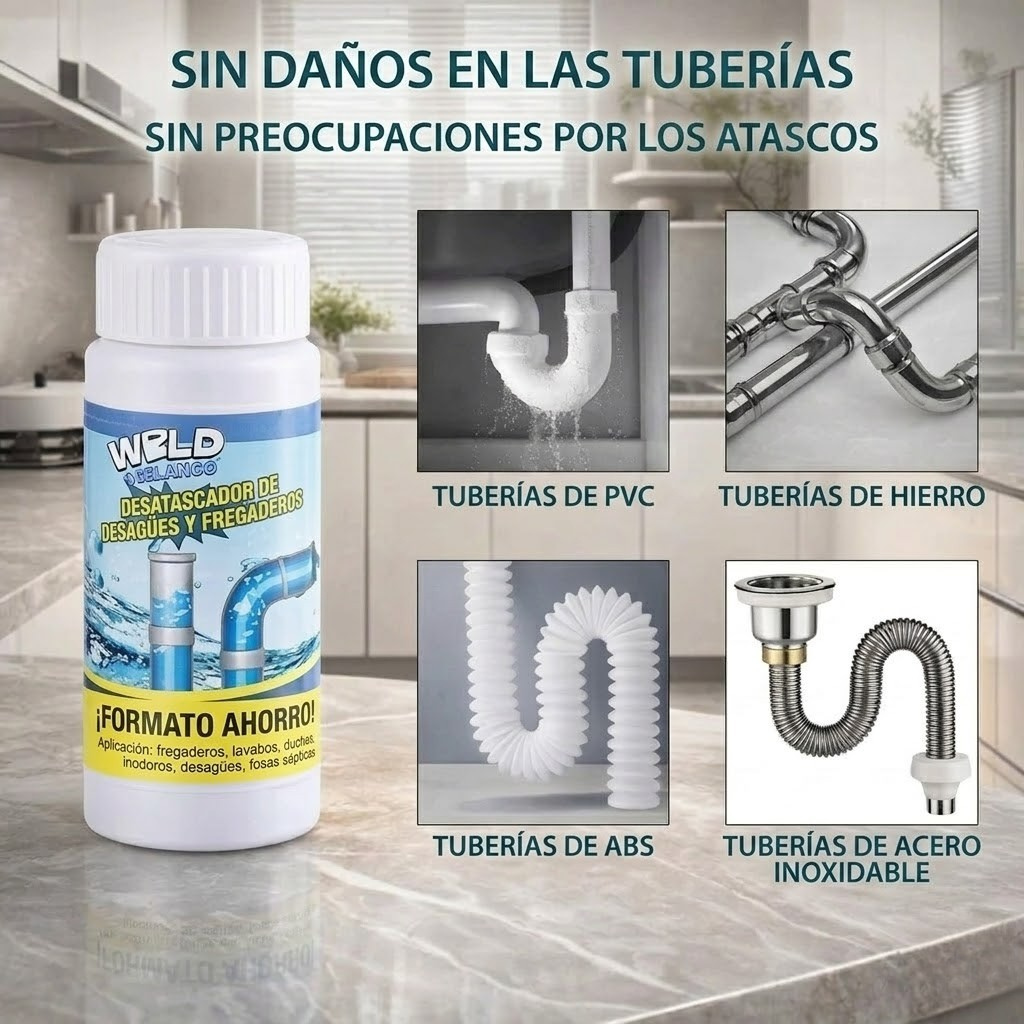 Florenzzi | Desatascador de Espuma Activa – WildTornado™ Pro