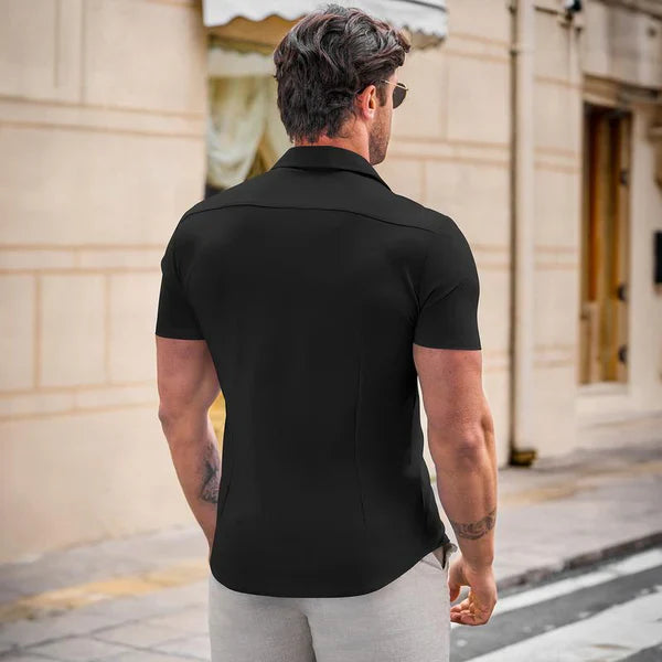 Camisa Slim Florenzzi EasyFit™ – Estilo y Confort con Tecnología Stretch 4D