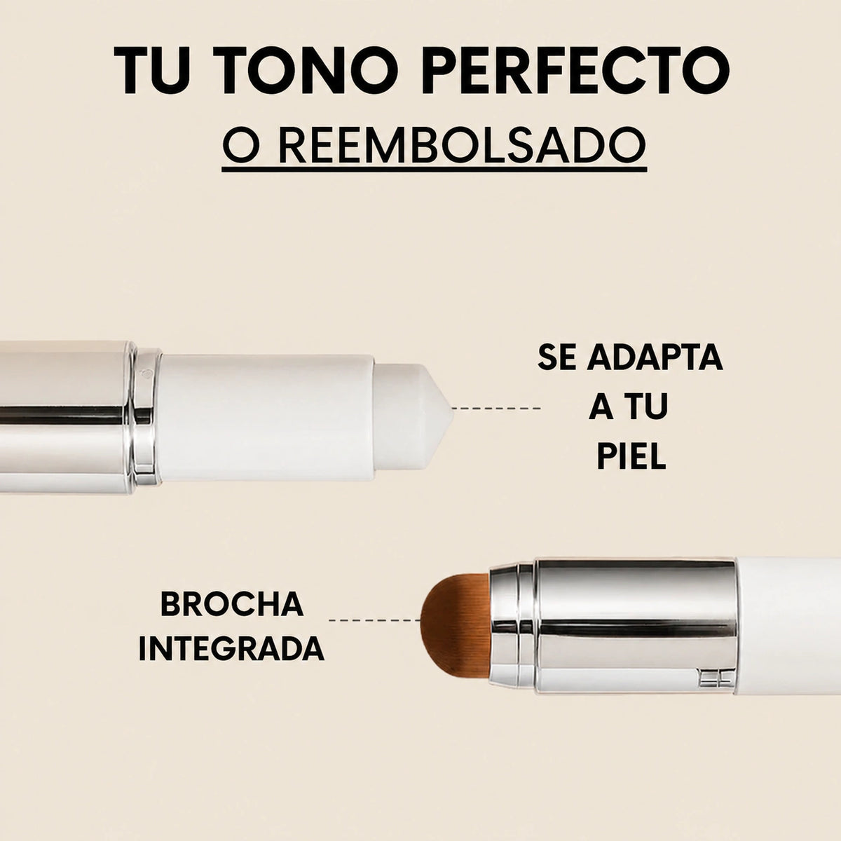 Florenzzi | Base Inteligente – Brocha Integrada y Pigmentos Adaptativos – SkinMatch™