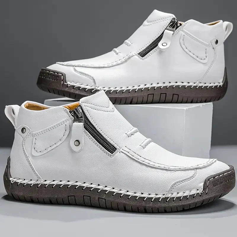 Florenzzi | Zapatos ergonómicos con cremallera – AlignWalk™
