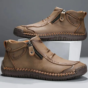 Florenzzi | Zapatos ergonómicos con cremallera – AlignWalk™