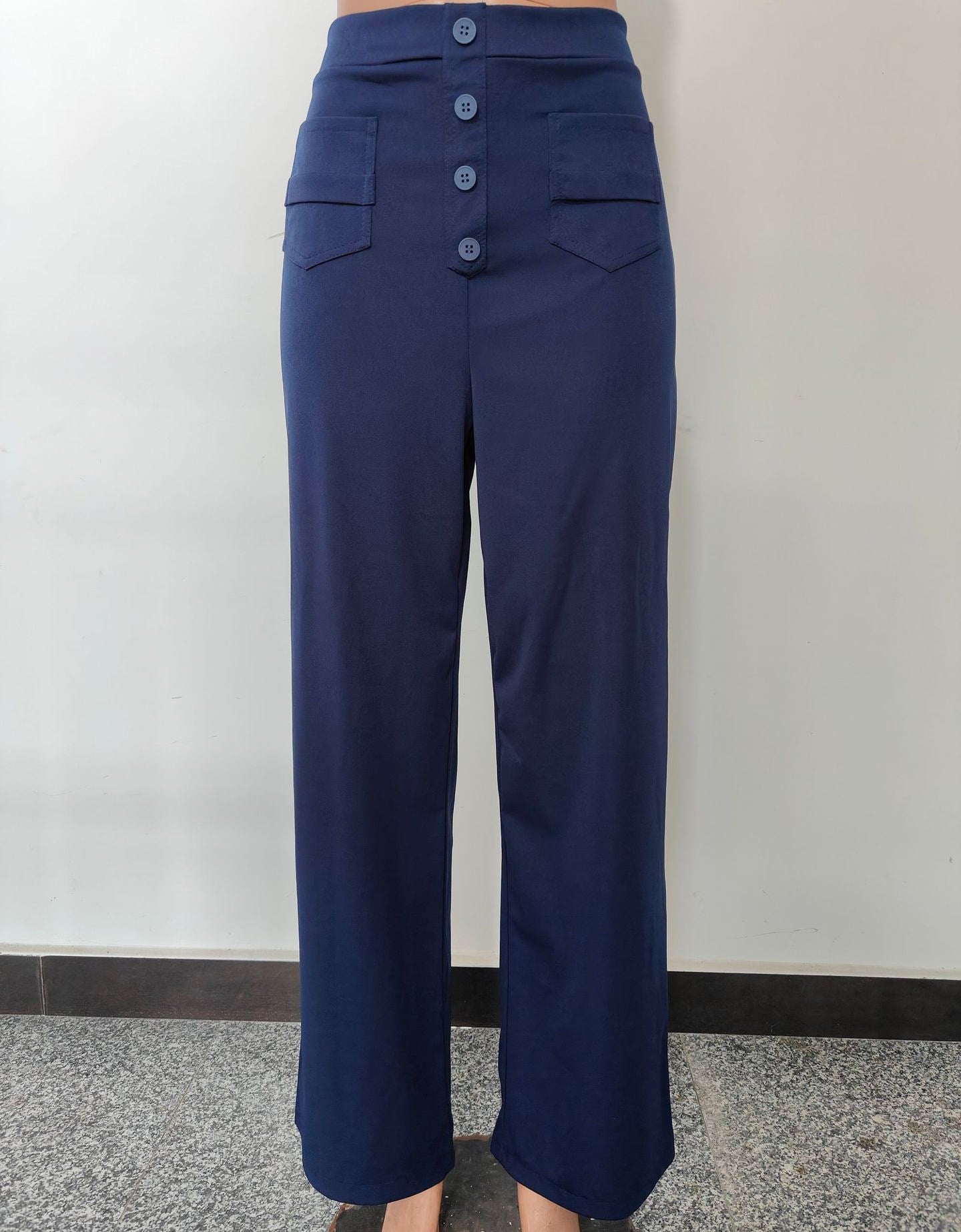 🔥 50% de descuento 🔥 Alta elasticidad - Pantalones informales de pierna recta y talle alto