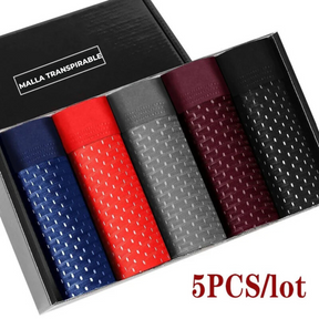 Florenzzi - Kit de 10 Boxers en Fibra de Bambú [Pague 5, lleve 10]