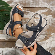 Florenzzi – Sandalias Cómodas para Mujer con Cierre de Velcro ActiveStep™