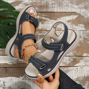 Florenzzi – Sandalias Cómodas para Mujer con Cierre de Velcro ActiveStep™