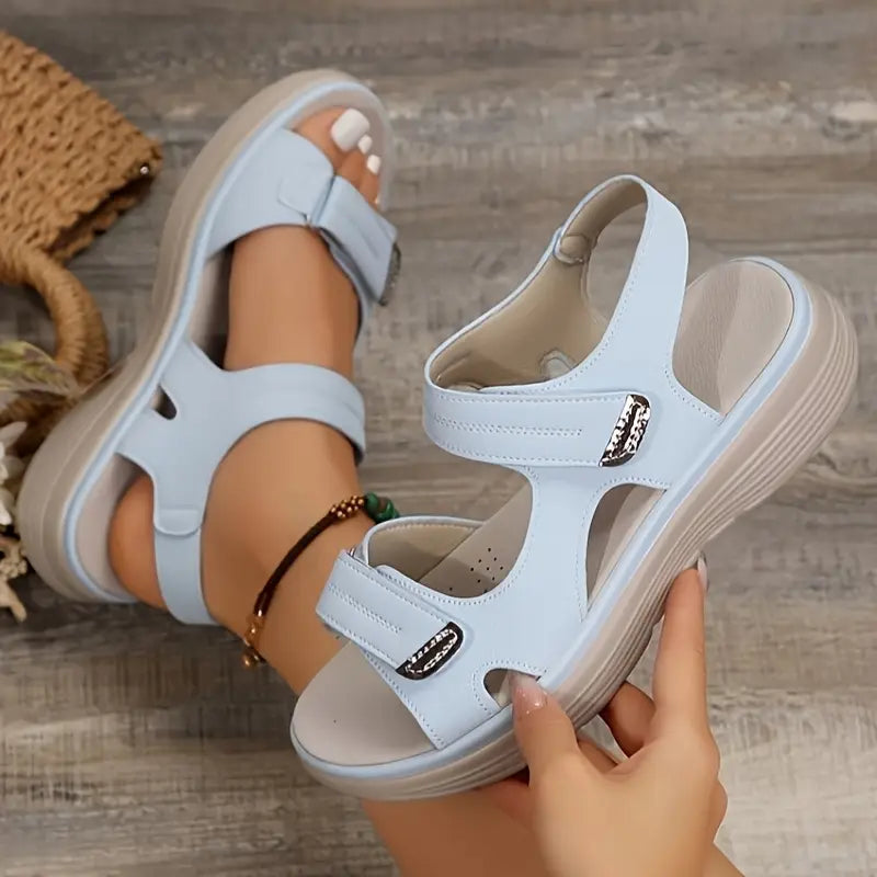 Florenzzi – Sandalias Cómodas para Mujer con Cierre de Velcro ActiveStep™