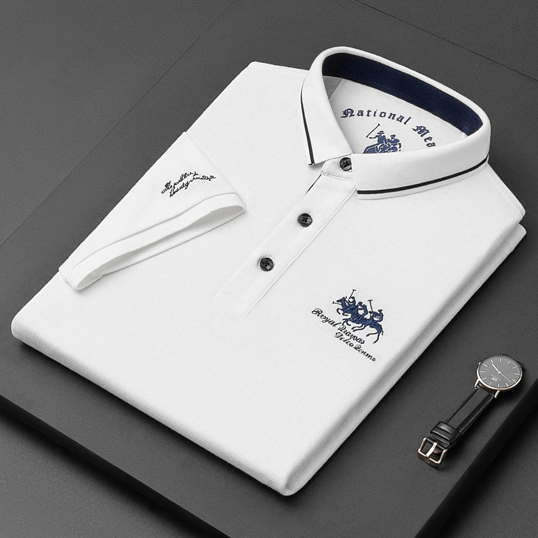 Chomba Polo para Hombre Premium - Estilo Elegante con Bordado Exclusivo
