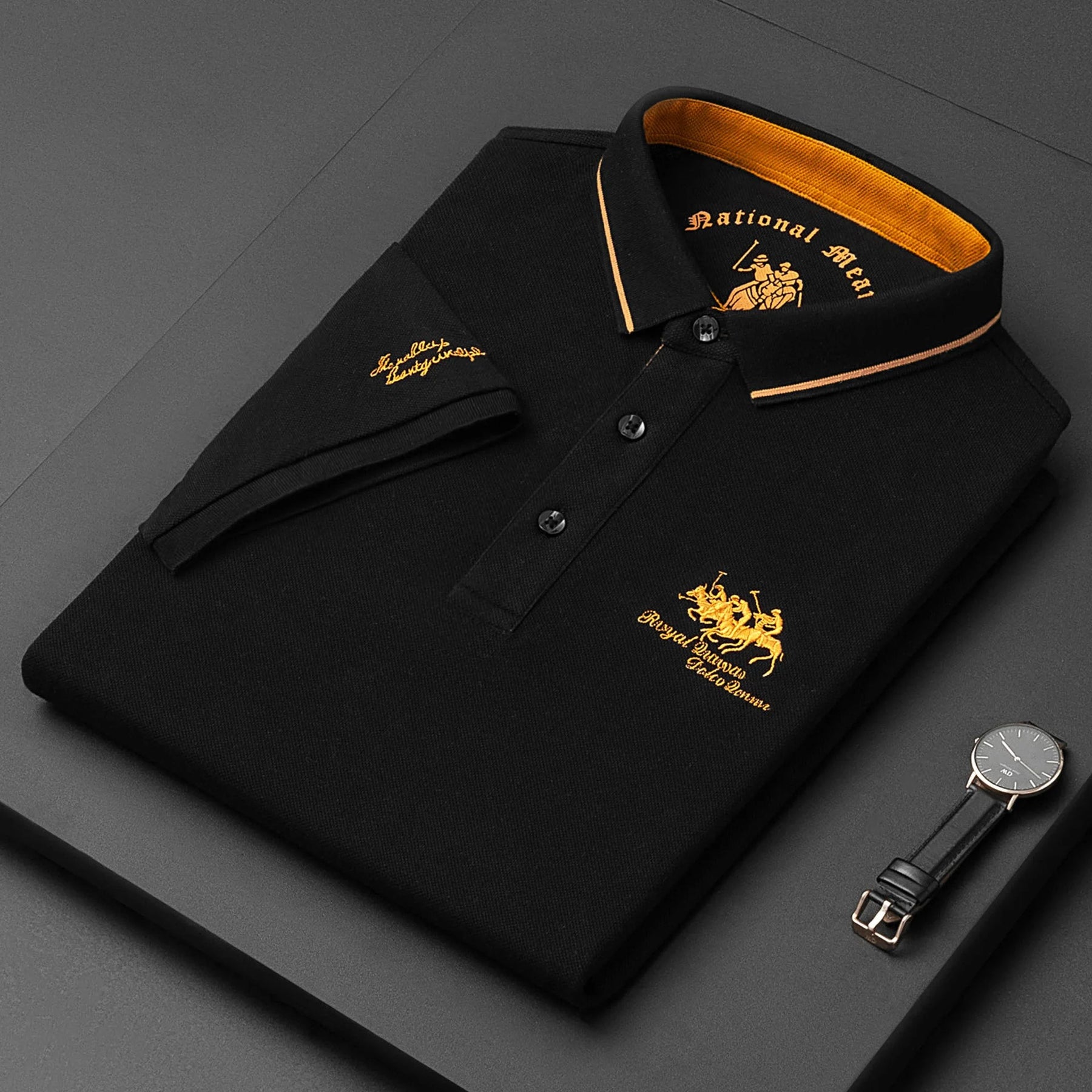 Chomba Polo para Hombre Premium - Estilo Elegante con Bordado Exclusivo