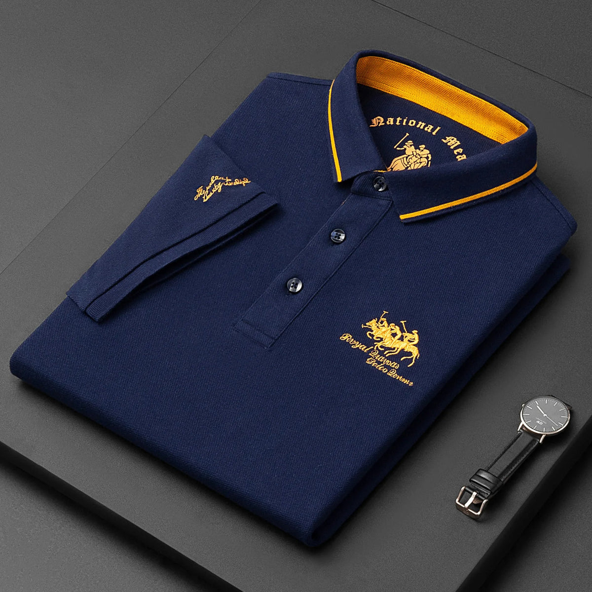 Chomba Polo para Hombre Premium - Estilo Elegante con Bordado Exclusivo